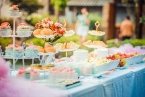 buffet table
