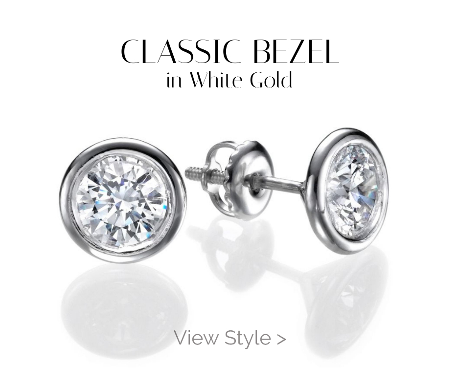Men's diamond earrings