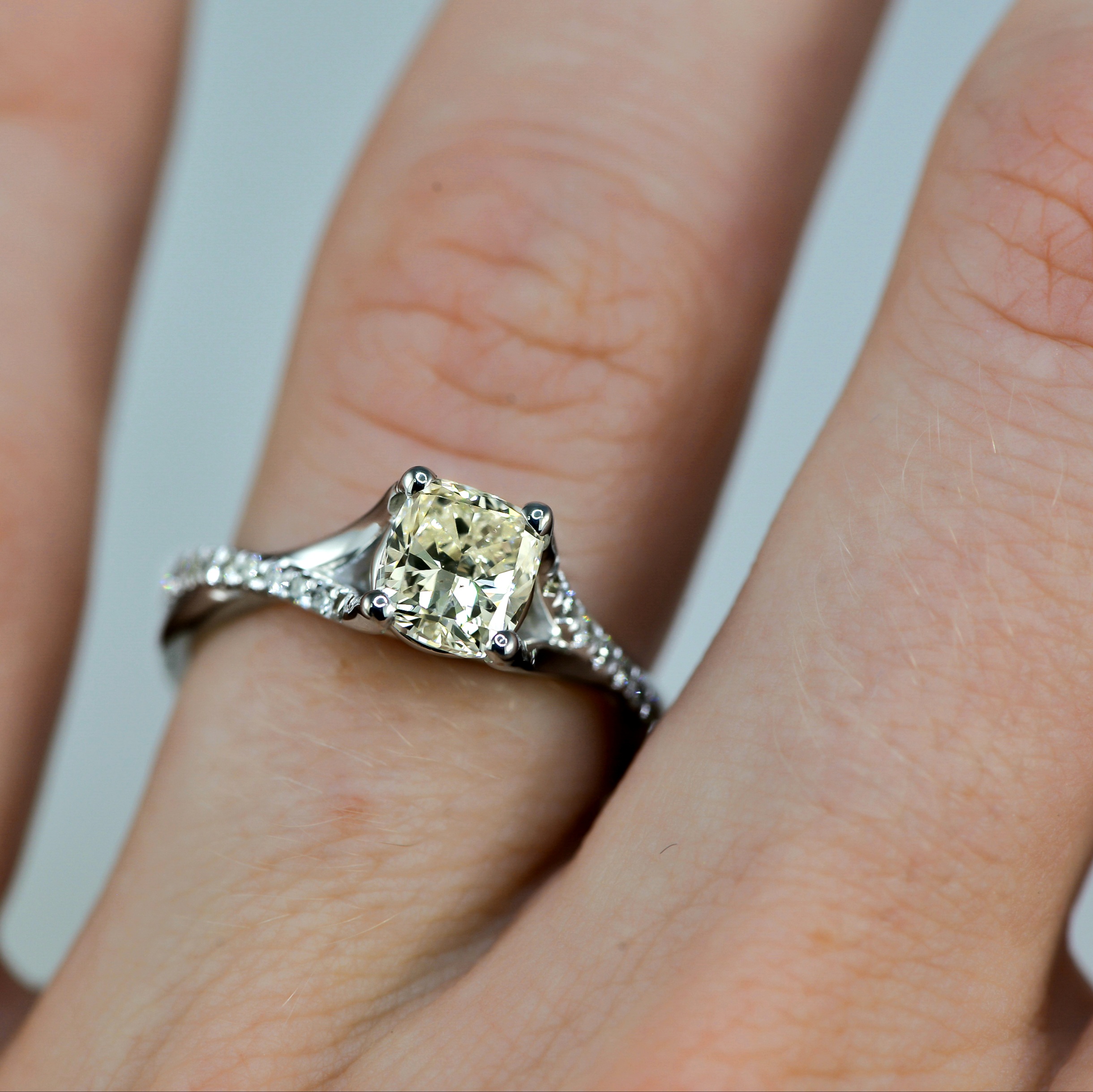 Cushion Cut Engagement Ring