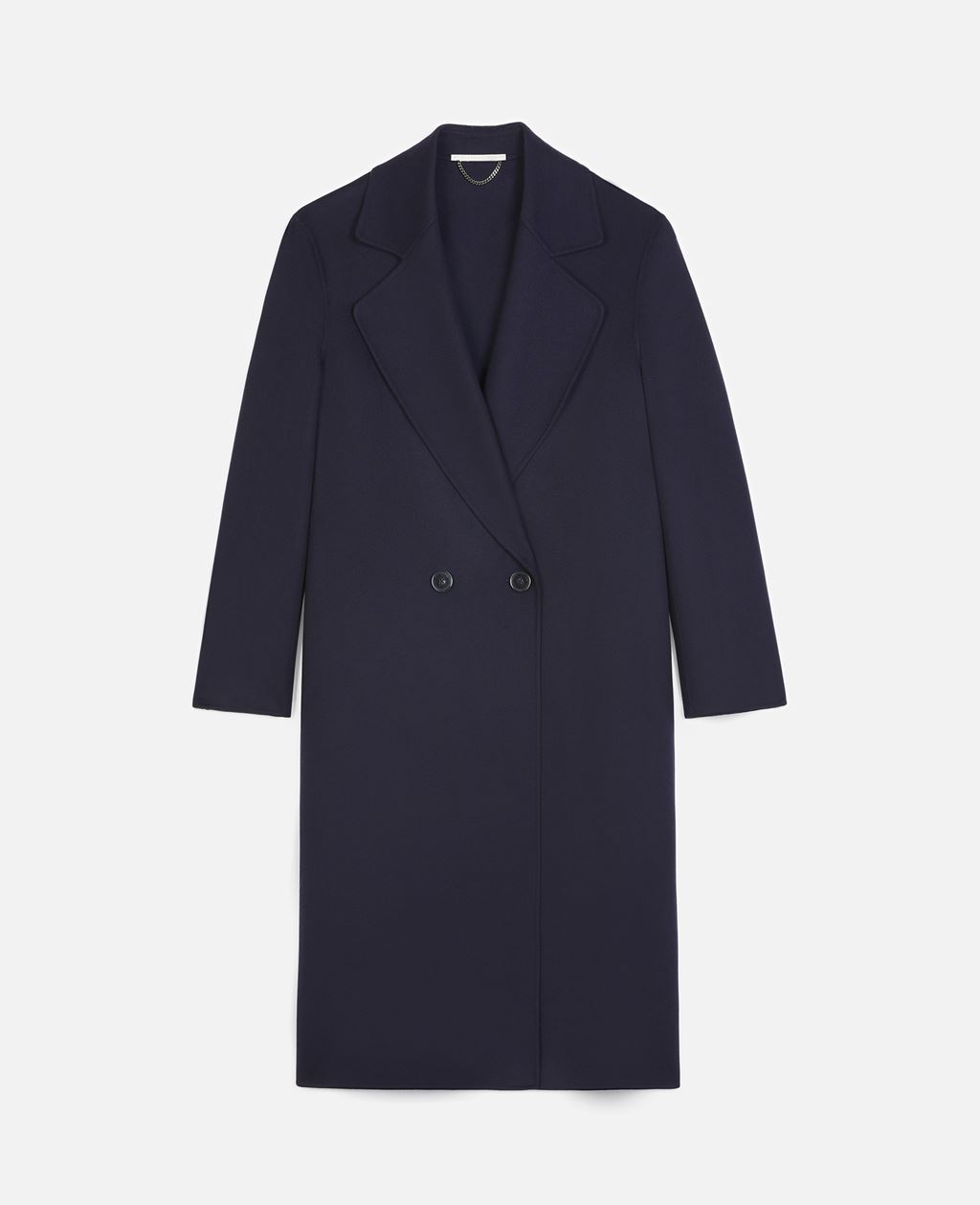 blue wool coat