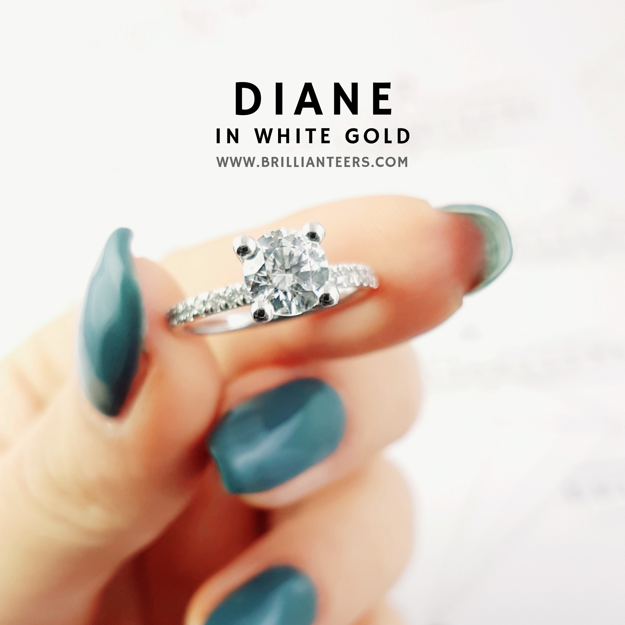 Round Cut with pave setting
