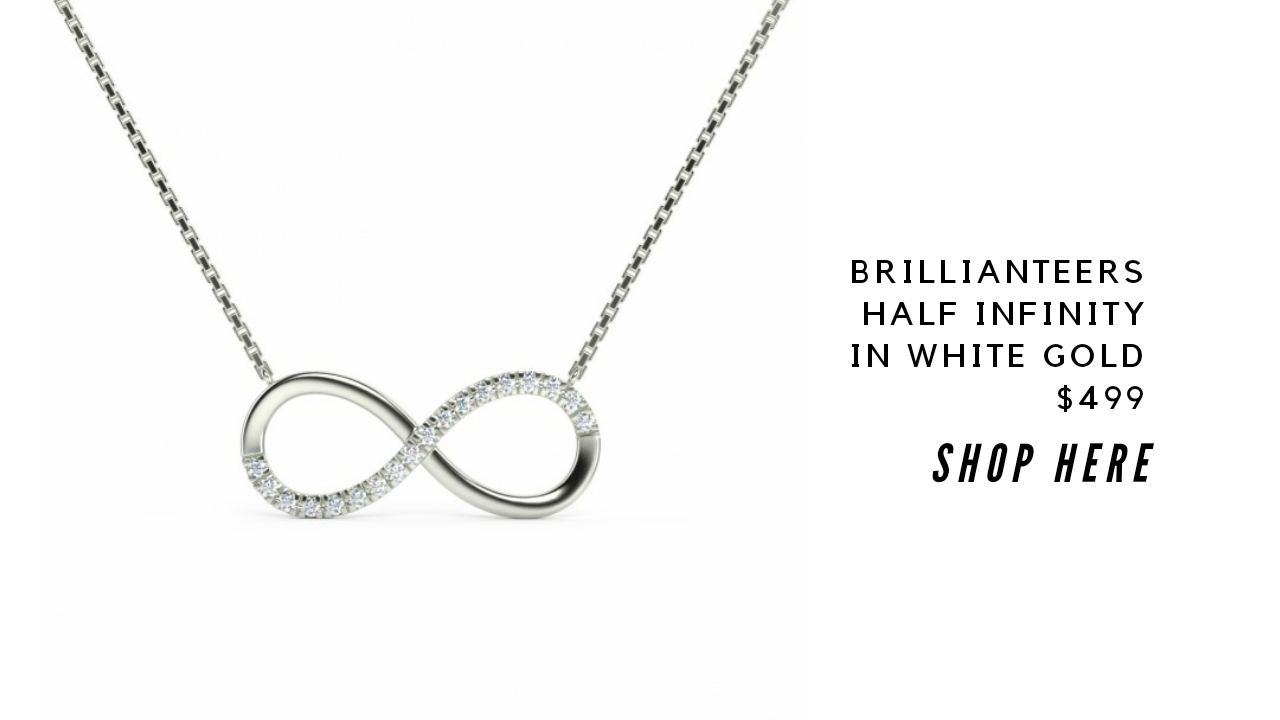 infinity diamond necklace