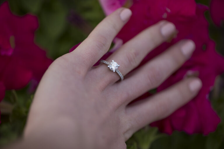 simple engagement rings