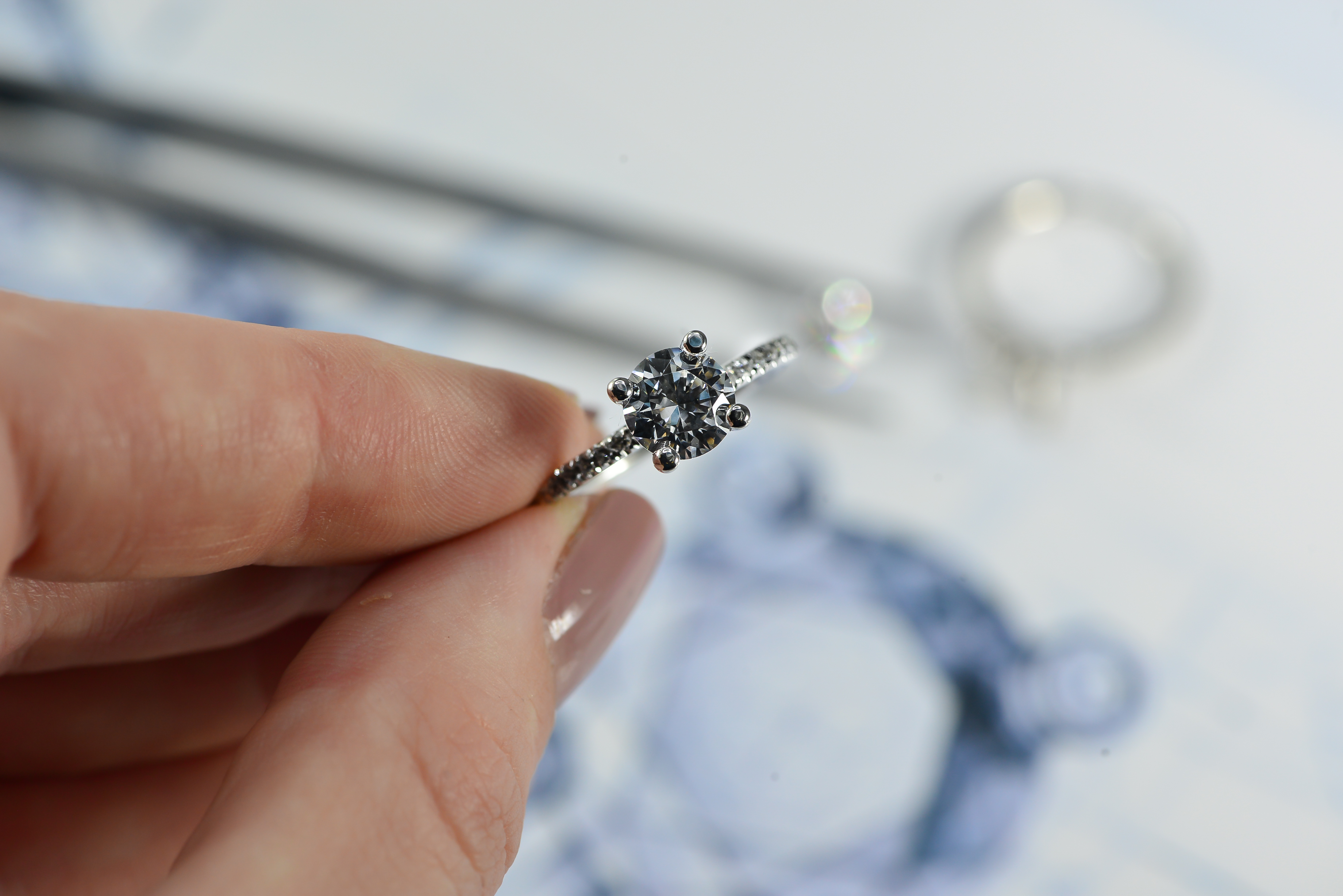 hop for an engagement ring