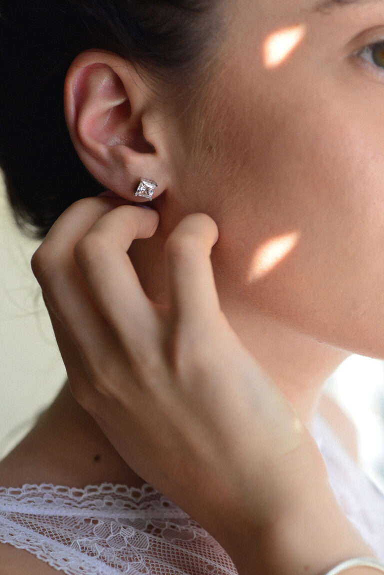 Diamond earrings