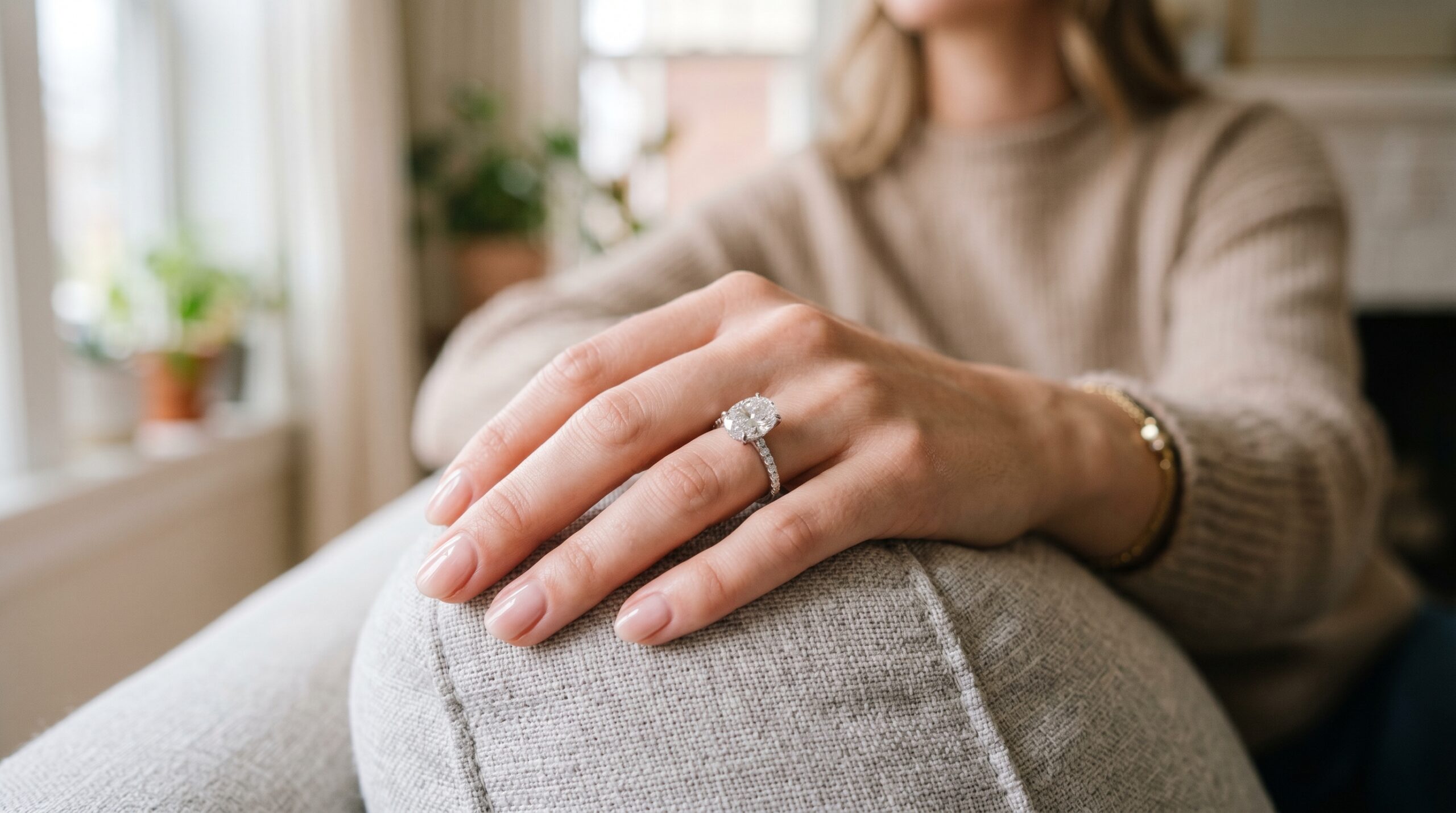 Nearly 2-carat oval lab grown diamond on hand — $3,000 gets you a genuinely substantial stone in 2026